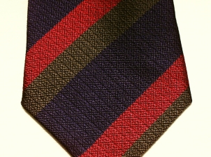 Black Watch non crease silk stripe tie bes - Click Image to Close